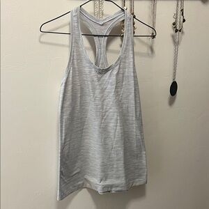 Lululemon Athletica Light Gray Tank Top